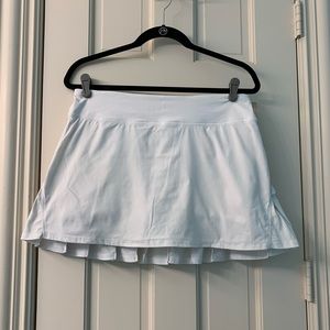 8TALL White Lululemon Pace Setter Skirt